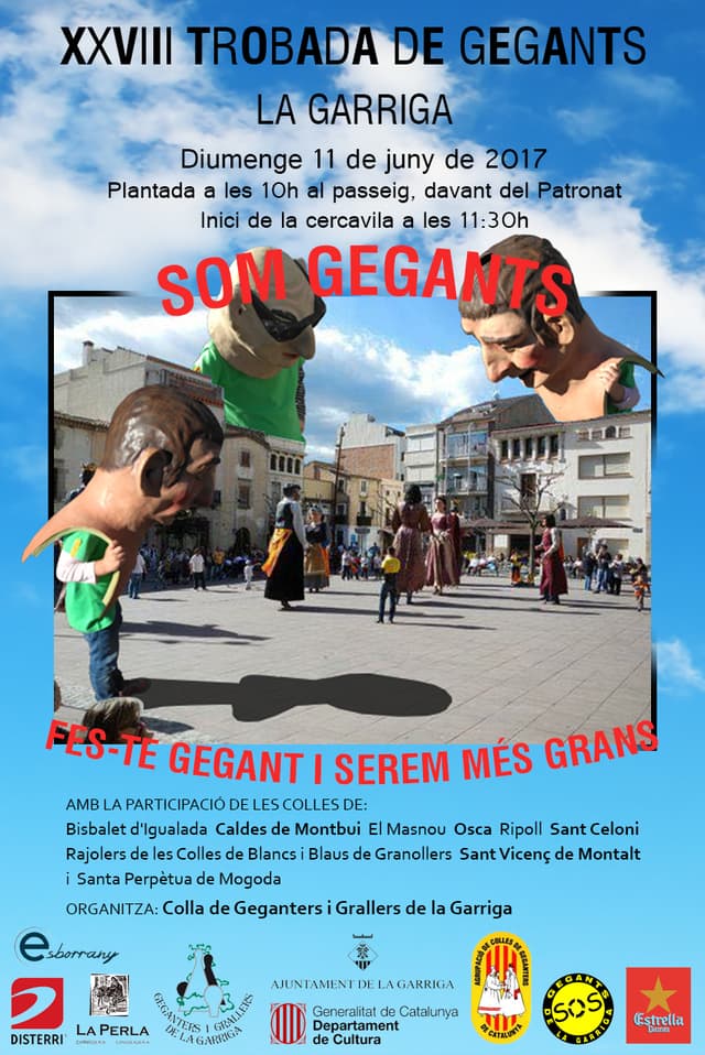 Cartell de la trobada de 2017