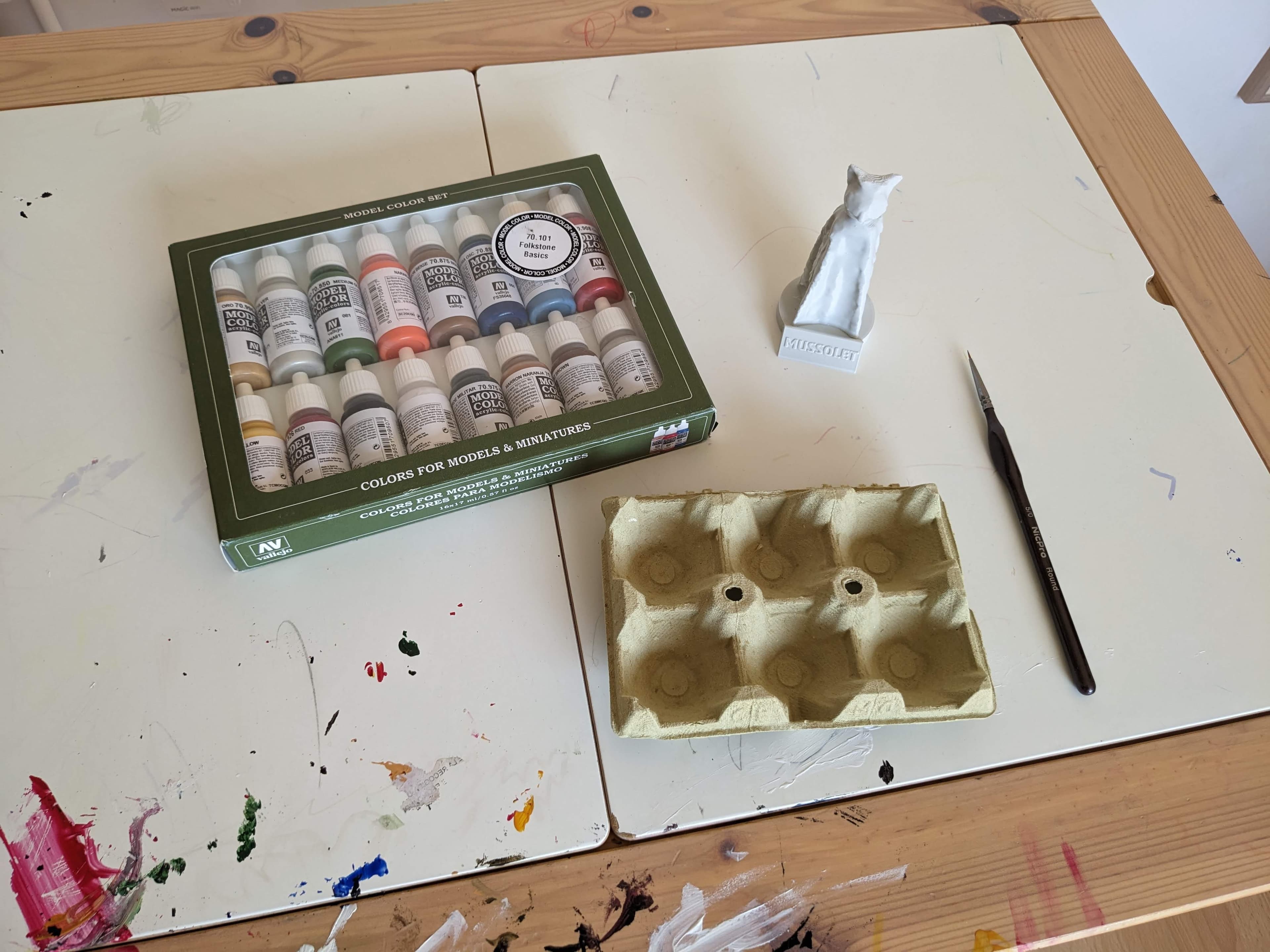 Abans de començar a pintar