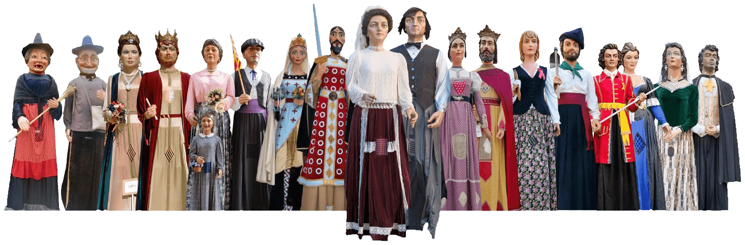 Tots els gegants convidats a la trobada